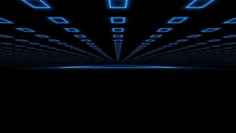 • Fundo de Conceito de Alta Tecnologia Digital | Movimento de Retângulos Abstract | 4K