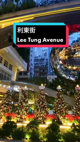 香港灣仔利東街 Lee Tung Avenue MTR wan chai exit A3 atau exit D #christmas2022🎄 #hongkong🇭🇰 #cahblitar❤️ #foryou #香港抖音 