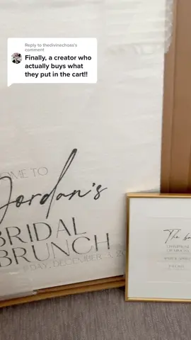 Replying to @thedivinechoas bought everything in the cart 😜 one week until the bridal shower #bridalshowerideas #bridalshowerdecor #bridetobe 
