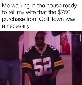 Wish me luck 😂 #nfl #memes #golf #golfmeme #golftok #golftiktok 