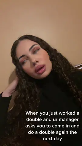 😴  #foryoupage #fyp #kardashians #serverlife #restaurantlife #toronto 