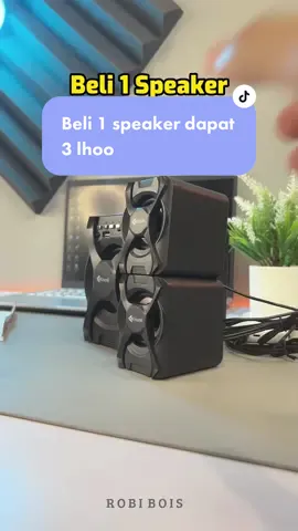 Rencana beli 1 speaker dapat 3 buah banyaakk, Suara meriahh #speakerbluetooth #kisonlicreatorchallenge #kisonliindonesia @Kisonli  #speakeraktif #speakermurah 