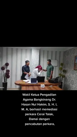 Cerai Talak, Damai dengan pencabutan perkara,#humasmahkamahagung 