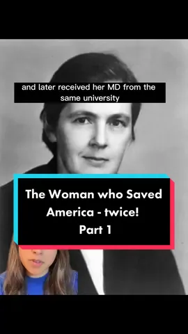 Dr. Frances Oldham Kelsey is here to save the day (twice!) #WomenInScience #fdaapproved #history #interestingfacts #medicineexplained 