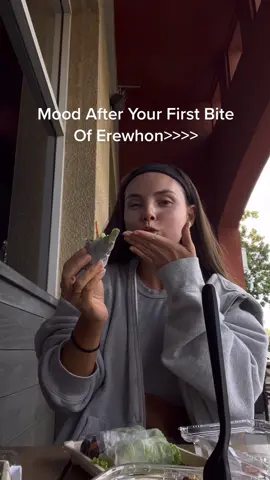 Mood after your first bite of @erewhonmarket #contentcreator #fyp #contentcreatorlife #contentcreatortiktok #erewhon #erewhonmarket #erewhonsmoothie #erewhonmatcha #erewhonkalesalad #erewhonreviews #plantbased #wholefoodsplantbased #veganrecipes #fashionblogger 