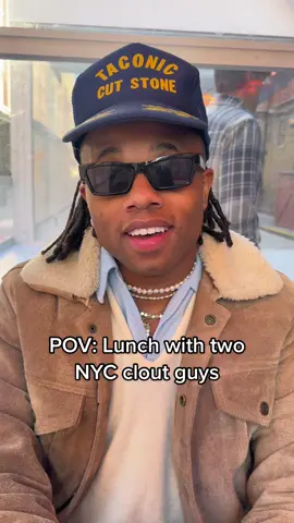 Nothing like lunch during most wonderful time of the year ✨☃️  @Isaac Hindin-Miller #nyc #newyorkcity #lowereastside #eastvillage #soho #nolita #williamsburg #bushwick #murrayhill #fashiontiktok #OOTD #comedy #viral #funny #fyp #holidaytiktok #mariahcarey #indiesleaze #thecobrasnake #timotheechalamet #juliafox #liluzivert 