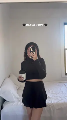 Black tops which are 70% of my wardrobe lol #outfitinspo #outfitoftheweek #wardrobeessential 