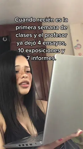 IG: @Olenka_Elisa💋 #universidad #clases #universitarios #tareas #ensayos #exposiciones #contenido #humor #estres 