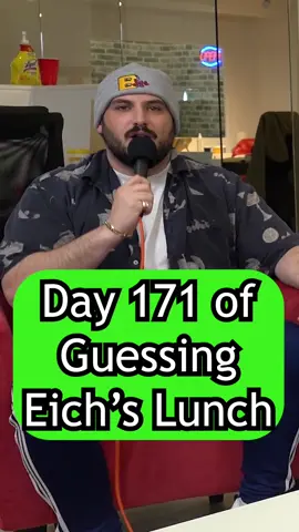 Day 171 of guessing eich’s lunch #eicheats 