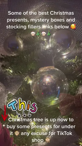 Christmas tree 🎄 is up now time to start Christmas shopping I have linked the best mystery boxes and bundles below perfect stocking fillers and gifts for her 🥰#tiktokshop #mysterybox #makeup #beauty #stockingfillers #giftideas #giftsforher #christmasbox #tiktokviral #madebymitchell #plouise #unicorncosmetics #dollbeauty #bperfectcosmetics #tiktokmademebuyit #fyp #foryou #foryoupage #christmas #viral #christmastree 