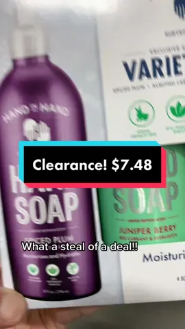 I love the wintery scents! #bjsclearance #clearanceshopping #bjsclubdeals #mybjswholesaleblog #handinhandsoap #giftbasketidea #bjsholidayshopping 