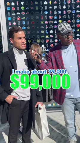 😱 Asking strangers how much money 💰 they make