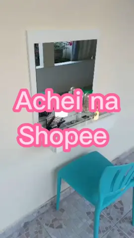 Penteadeira Suspensa de Parede Sophia com Gaveta e Tampo de Vidro😍 #penteadeira #penteadeiracamarim #penteadeirasuspensa #maquiagem #camarimpenteadeira #belezafeminina #shopee 