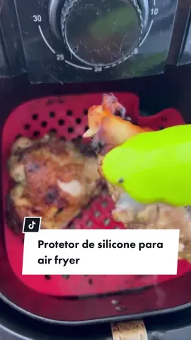 Tapete/protetor de silicone para air fryer! Perfeito! #protetordesilicone #airfryer #frangonaairfryer #receitas #donadecasa #dicas #pravoce #dicasdecozinha #truques #foryou #frangoqueimado #receitasaudável 