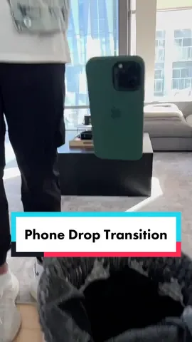 How to shoot the “phone drop” transition!📱🤯 — Here’s an easy tutorial on this trending phone drop transition. This is a 2 shot tutorial and as simple as shooting them both and reversing the second clip. When shooting make sure to shoot in slo motion 240 FPS. ALSO - Make sure that your lighting is perfect to get better results! Comment your feedback or questions below! #cameratricks #iphonevideo #creativetiktok #tiktoktransitions #easytransition 