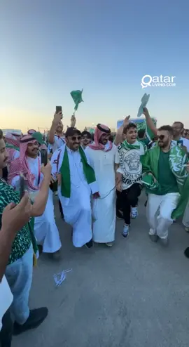 Saudi fans got the moves 🤩 Are you excited for Saudi Arabia vs Mexico in Lusail Stadium? 🎥@os.sksk #Qatar #QatarLiving #Doha #WorldCup #WorldCupQatar #Qatar2022 #FIFAWorldCup #FIFAWorldCupQatar #Saudi #SaudiArabia #Mexico #Football #WorldCupQatar2022 