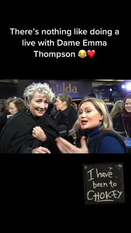 There’s nothing like the THRILL of doing a live with Dame Emma 😂❤️ Always love catching up with this absolute icon 🌟 You can catch up on our shenanigans from the blue carpet on BBC The Edit on BBC iPlayer now now 👩‍💻💙 #dameemmathompson #emmathompson #bbcscotland #bbctheedit #thenine #matilda #matildathemusical #matildamovie #misstrunchbull #redcarpet #host #celebrityinterviewer #emmathompsoninterview #emmathompsonsideoftiktok #emmathompsonfan #scottishtiktok  #emmathompsonedit #livetelly #livetv #scottish #entertainmentreporter #tvpresenter 
