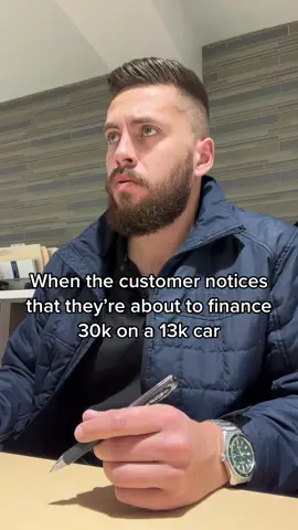 Better get gap insurance 😅 #carsales #sales #salesman #carsalesman #fyp #dealership #dealershiplife #saleshumor #funny 