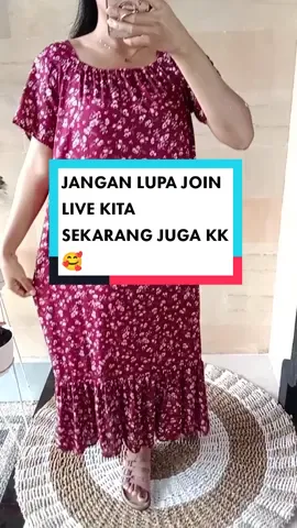 jangan lupa join live kita sekarang juga  kk 🥰🥰 #dasterjumbo #dasterkekinian #dasterbalimurah #racunintiktok #dasterpanjang #setelanwanita #fypgakni #dasterbali #rayon #crinkle #fypgakni #racunlazada #dasterrampel #dasterkekinian 