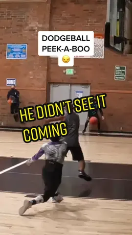 I threw a peek a boo dodgeball move at him and he didn’t see it coming🤣 ✨Save with my code: BEERUS✨ @justsaiyan.gear #jdball26 #fypシ #trendingvideo #viralvideo #dodgeball #sports #foryoupage 