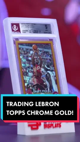 The biggest trade @Geoff Wilson has ever made! See the deal he made for the 2003-04 Topps Chrome Gold Refractor of LeBron James! #BasketballCards #LeBronJames 