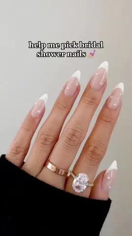 Tell me what to do in the comments 🫶🏼 #bridalshowernails #nailinspo #bridalnails #bridalshower #weddingnails 