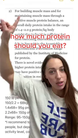 how much protein should you eat?! let me know if you have questions 🤓 #protein #highprotein #fitnesstips #fatlosstips #dietitiansoftiktok #howtogainmuscle  