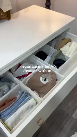 i can finally see how many of his socks are missing😂   #nurseryorganization #drawerorganization #dresserorganization #deskdrawerorganization #babydrawers #babydrawer #babydresserorganization #babydresser #babycleaning dresser organization. nursery organization. clean my drawers with me.  inspo: @mayaakaate 🤍