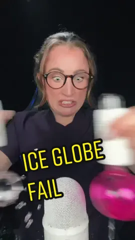 ASMR ice globe fail / blooper #asmr #asmrfail #asmrblooper #asmriceglobes #iceglobesasmr 