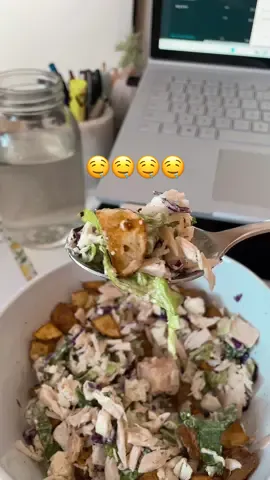 Yummy balanced lunch 🤤 #workfromhome #lunchtime #easymeal #healthyfood #costcofinds  