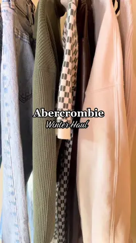Recent Abercrombie finds 🫶🏻 #abercrombie #abercrombiehaul #abercrombiejeans #abercrombiestyle #abercrombiefinds #winterfashion