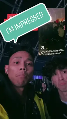 They be raving on some next level sh!t o_o  • Raise your hand if you could totally use a collapsible portable chair to rest at raves?? 😂 • #countdownnye tix are gonna sell out soon! We are a month away and you DO NOT want to miss out! Hit my lnktree and get tix and you’ll also be supporting future rave dad videos!! 🫶🫶🫶 • #ravers #ravetok #ravehumor #ravingaddict #ravedad #oldraver #raving #ravebro #festivalvibes 