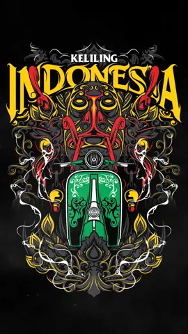 Kaos keliling indonesia series borneo . Ramein yuk cek bio ya ✨ #vespacology #vespa #kaosvespa #vespaindonesia #fyp #kalimantan