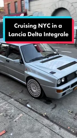 Cruising around #NYC in a Lancia Delta Integrale Evo 1 and a #Cartier Crash. #lancia #lanciadelta #lanciadeltaintegrale #lanciadeltaintegraleevo1 #rallycar #cartiercrash #vintagecartier #scarrspizza #rolex #vintagewatch #carcollector #sportscar 