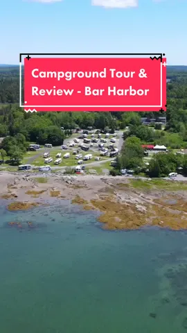 📍 Campground Tour & Review - Bar Harbor, Maine. Add this to your RV bucket list! #campgroundtour #rvlife #rvtrip #campground #rvlifestyle #rvtips 