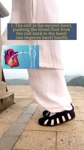 Stretch your calf muscles when you're done. #qigong #exercise #health #chineseculture #heart #calf #varicoseveins #ankles #fyp #foryou 