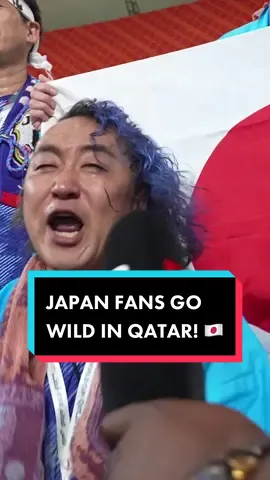 “VAMOS JAPAN! VAMOS JAPANNNNN!” 🇯🇵 #Japan #FIFAWorldCup #Qatar2022