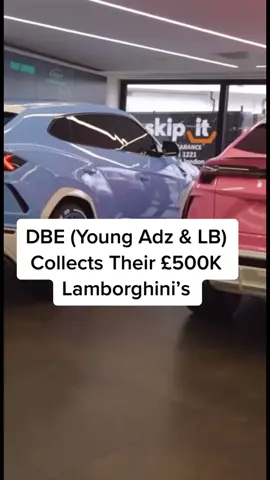 Bro Got A Pink Lambo 😂 #dbe #youngadz #lb #lamborghini #lambo #ukrappers #cars #rich #fyp #london #foryoupage  
