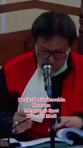 Zuraida Hanum,Terdakwa Pelaku Pembunuhan Hakim jamaluddin Yang Merupakan Suaminya Sendiri,Divonis Hukuman Mati oleh Majelis Hakim Di Pengadilan Negeri Medan.