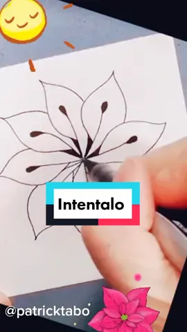 Manera fácil de dibujar una flor!! 🌷#dibujo #crear #flor #drawing #amor #Love #detalles #viral #parati #tiktok 
