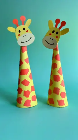 Teach you to make a simple giraffe#DIY #handmade #creativehandmade #kidsdiy #forkids😋 #easydiys 