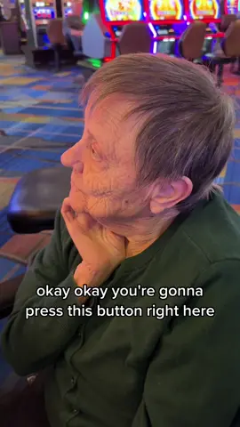 She used to love slot machines. #harrahscherokeenc  #alzheimer #alzheimers #dementiaawareness #dementia 