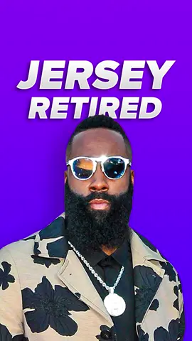 Only 1 Active NBA Player with a Retired Jersey 🏆 #houston #houstonrockets #jamesharden #NBA #basketball