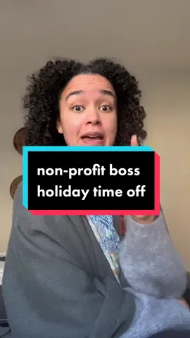 pov: you ask your non-profit boss if you can take some holiday time-off from work 🥖 🌹 #nonprofitsoftiktok #nonprofit #unionstrong #laborunion #museumworkers #wfhlife #worklife #pov #impressions #blackcreators #queercreator #nonprofitindustrialcomplex 