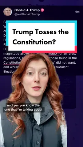 No Constitution! No rules! No repercussions! Will the GOP ever condemn anything Trump does? #constitution #trump #gop #republican #democrat #biden #truthsocial #election #politics #news #fyp 