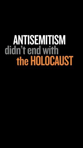 Violent #antisemitism and hatred did not end with the defeat of Nazi Germany. It is important to stand up to antisemitism in all of its forms today.
