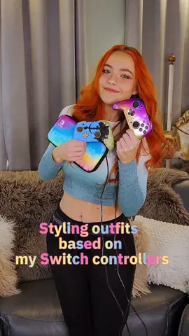 I can't decide which I like more, the vibrant rainbow vibes or the fantasy Hyrulian vibes! 🌈⚔️ What do you think? @pdp.gaming #playpdp #pdppartner #aestheticgaming #gamingaesthetic #videogameoutfit 