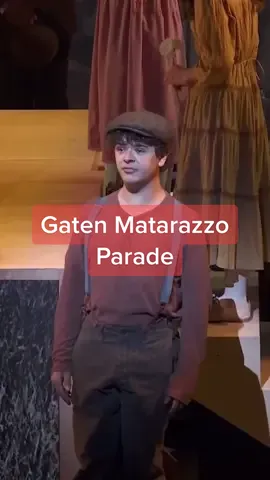 Who thinks Parade should get an Into The Woods style Broadway revival?? 🙋🏻‍♀️🎥: Gaten Matarazzo in New York City Center’s production of #Parade last month! #theatre #gatenmatarazzo #parademusical #broadway #strangerthings #dustinstrangerthings #musicaltheatre #broadwayrevivals #nycitycenter 