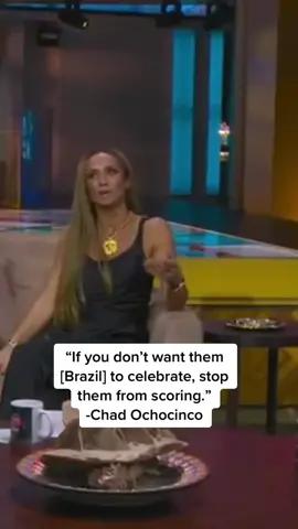 Maurice Edu, Chad Ochocinco and Kate Abdo discuss if Brazil’s goal celebrations are disrespectful 🇧🇷 #fifaworldcup2022 #qatar2022 #brazil #chadochocinco #celebrations #dancing 