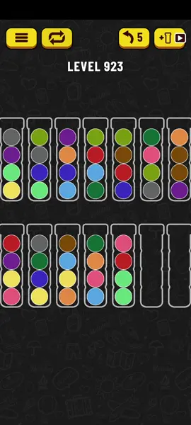 #ballsort #trickygame #justforfun #puzzle #games #sorting #level923 